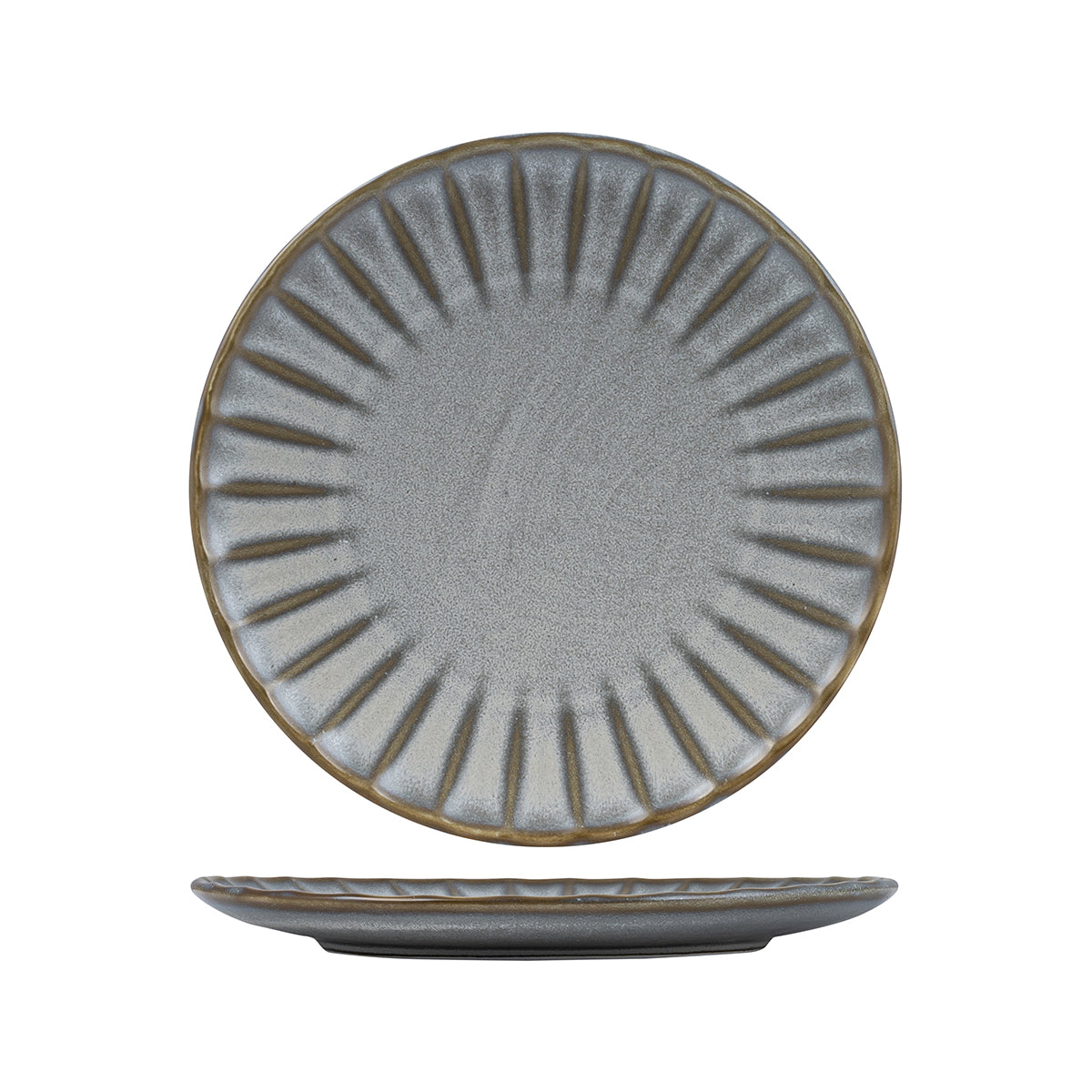 927061-Ctn Moda Porcelain Scalloped Chic Round Plate 205mm Leisure Coast Hospitality & Packaging
