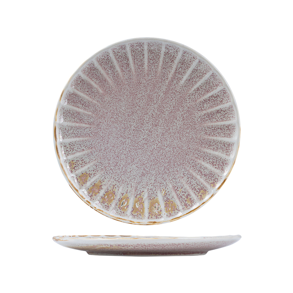 927161-Ctn Moda Porcelain Scalloped Icon Round Plate 205mm Leisure Coast Hospitality & Packaging