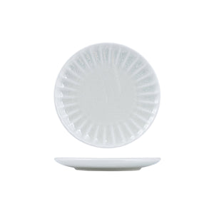 927362-Ctn Moda Porcelain Scalloped Willow Round Plate 260mm Leisure Coast Hospitality & Packaging