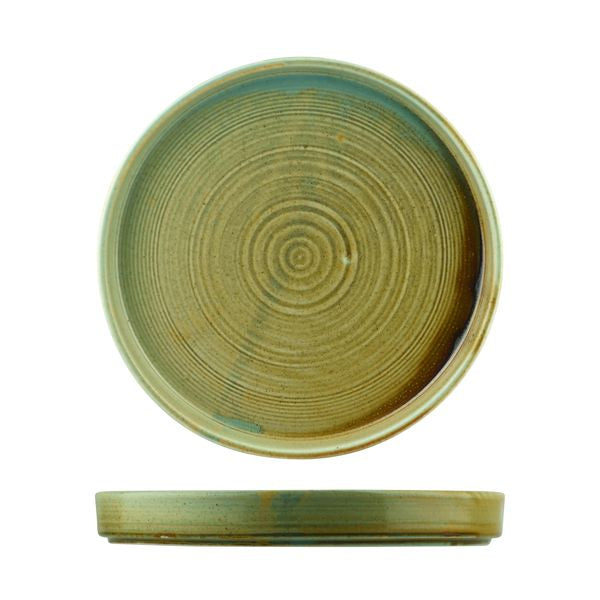 929125 Moda Porcelain Nourish Fired Earth Stackable Plates 255x30mm Leisure Coast Hospitality and Packaging