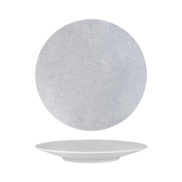 94911-GW Luzerne Zen Grey Web Round Coupe Plate 275mm Leisure Coast Hospitality & Packaging