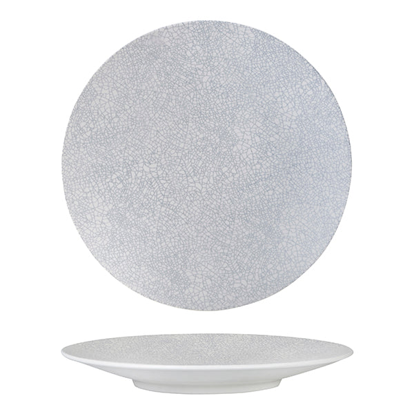 94912-GW Luzerne Zen Grey Web Round Coupe Plate 310mm Leisure Coast Hospitality & Packaging