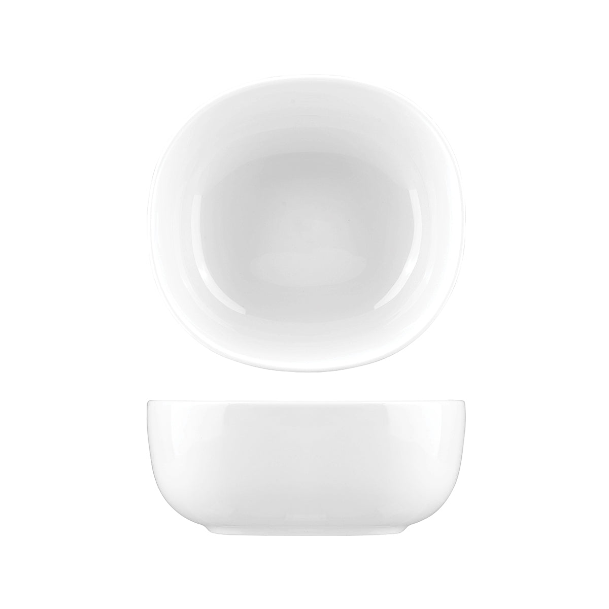 955155 Sango Hospitality Ora White Oval Deep Bowl 230x200mm / 2200ml Leisure Coast Hospitality & Packaging