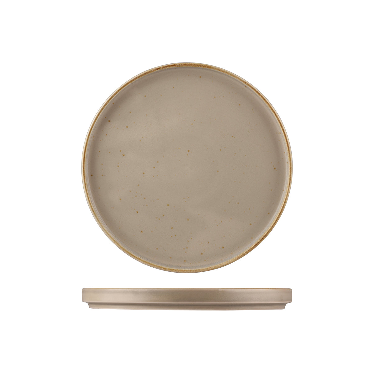 955310-AV Sango Hospitality Ora Avola Low Stackable Plate 260x25mm Leisure Coast Hospitality & Packaging