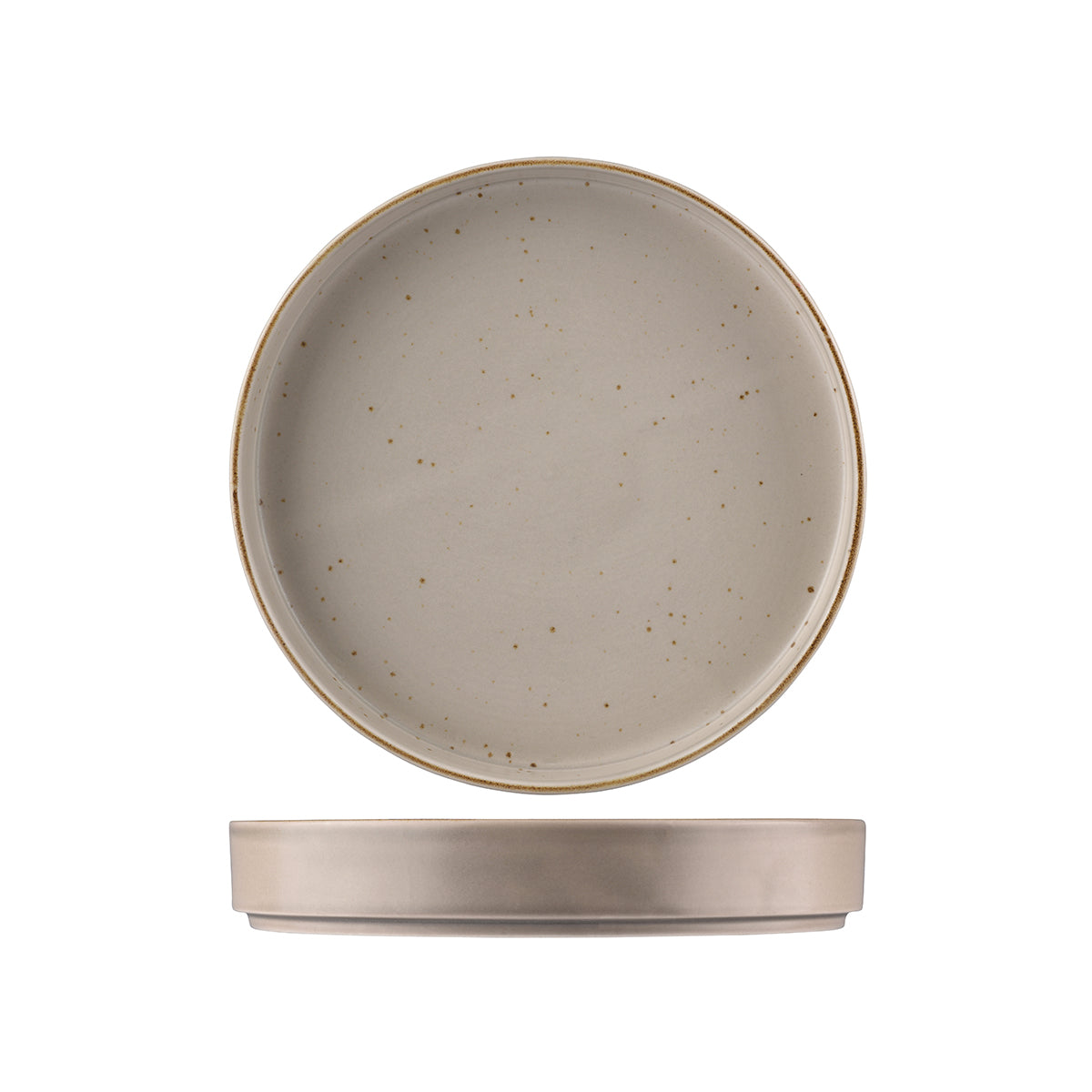 955326-AV Sango Hospitality Ora Avola High Stackable Plate 260x42mm Leisure Coast Hospitality & Packaging