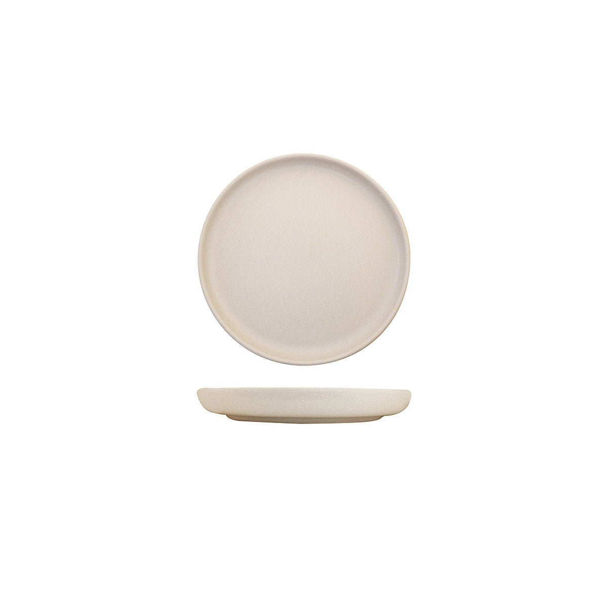 959406-TR Eclipe Uno Cream Round Plate Leisure Coast Hospitality Supplies