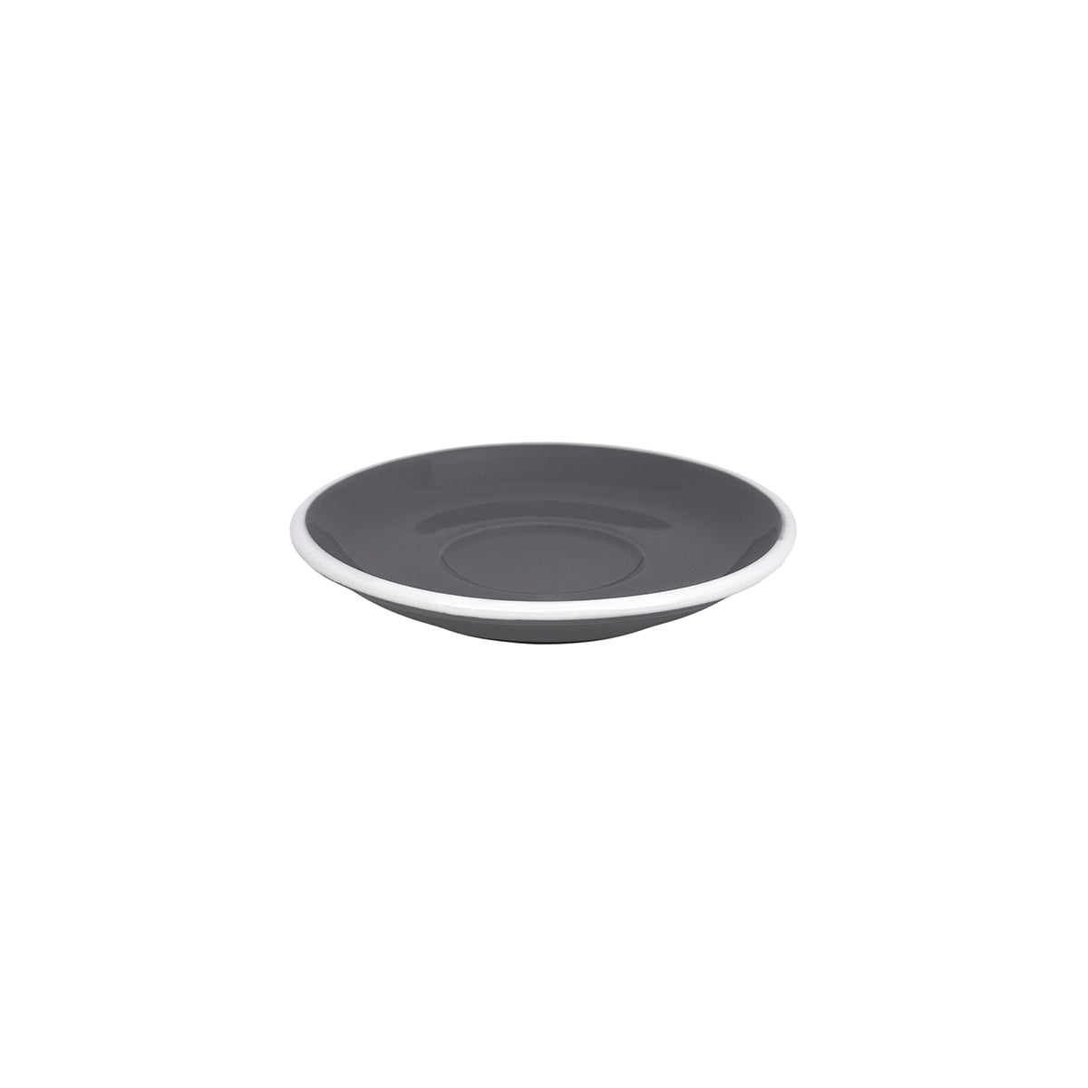 976081-Ctn Lusso Pewter Espresso Saucer 115mm Leisure Coast Hospitality & Packaging