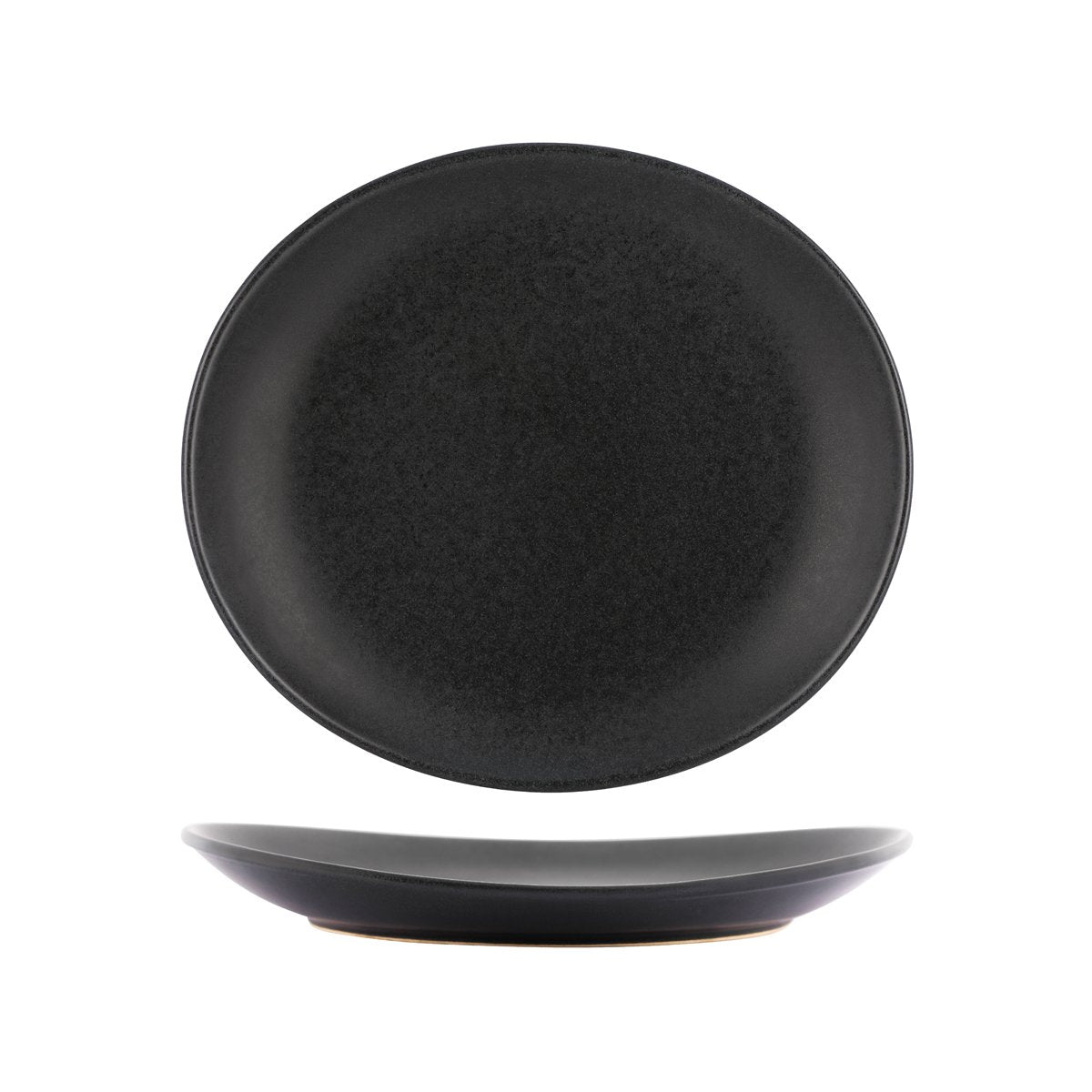 98123 Slate Oval Plate 297x264x39mm Leisure Coast Hospitality And Packaging