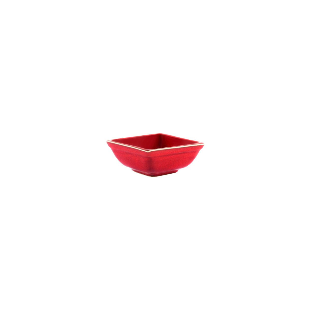 98207 Reactive Red Square Sauce Dish 80x80mm / 70ml Leisure Coast Hospitality And Packaging