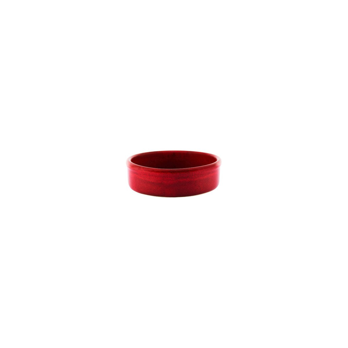 98210 Reactive Red Round Tapas Dish 105x30mm / 185ml Leisure Coast Hospitality And Packaging