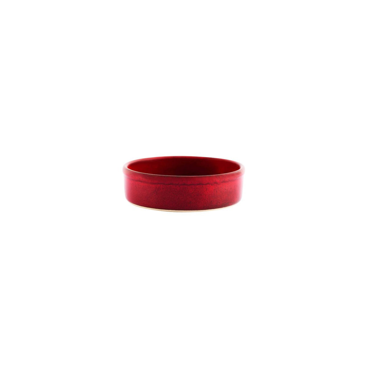 98210 Reactive Red Round Tapas Dish 105x30mm / 185ml Leisure Coast Hospitality And Packaging