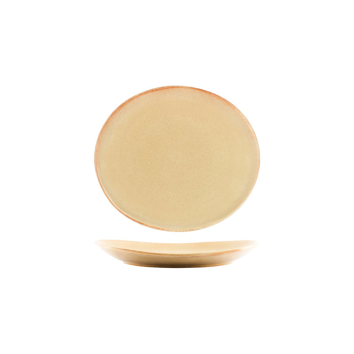 98330 Flame Oval Plate 210x190x26mm Leisure Coast Hospitality And Packaging