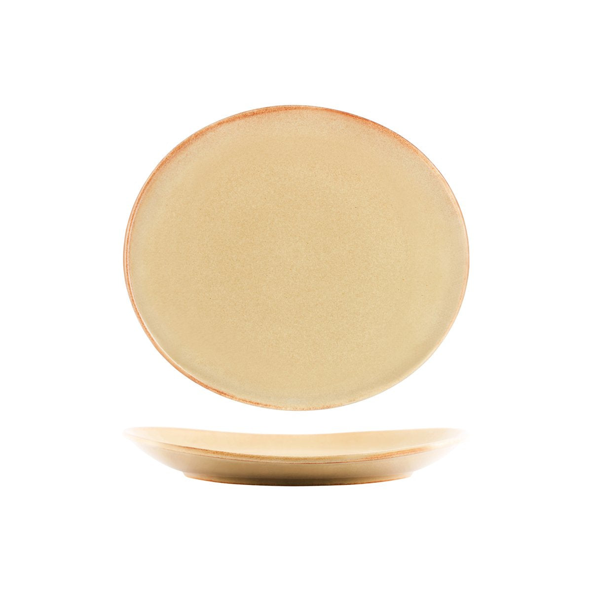 98331 Flame Oval Plate 297x264x39mm Leisure Coast Hospitality And Packaging