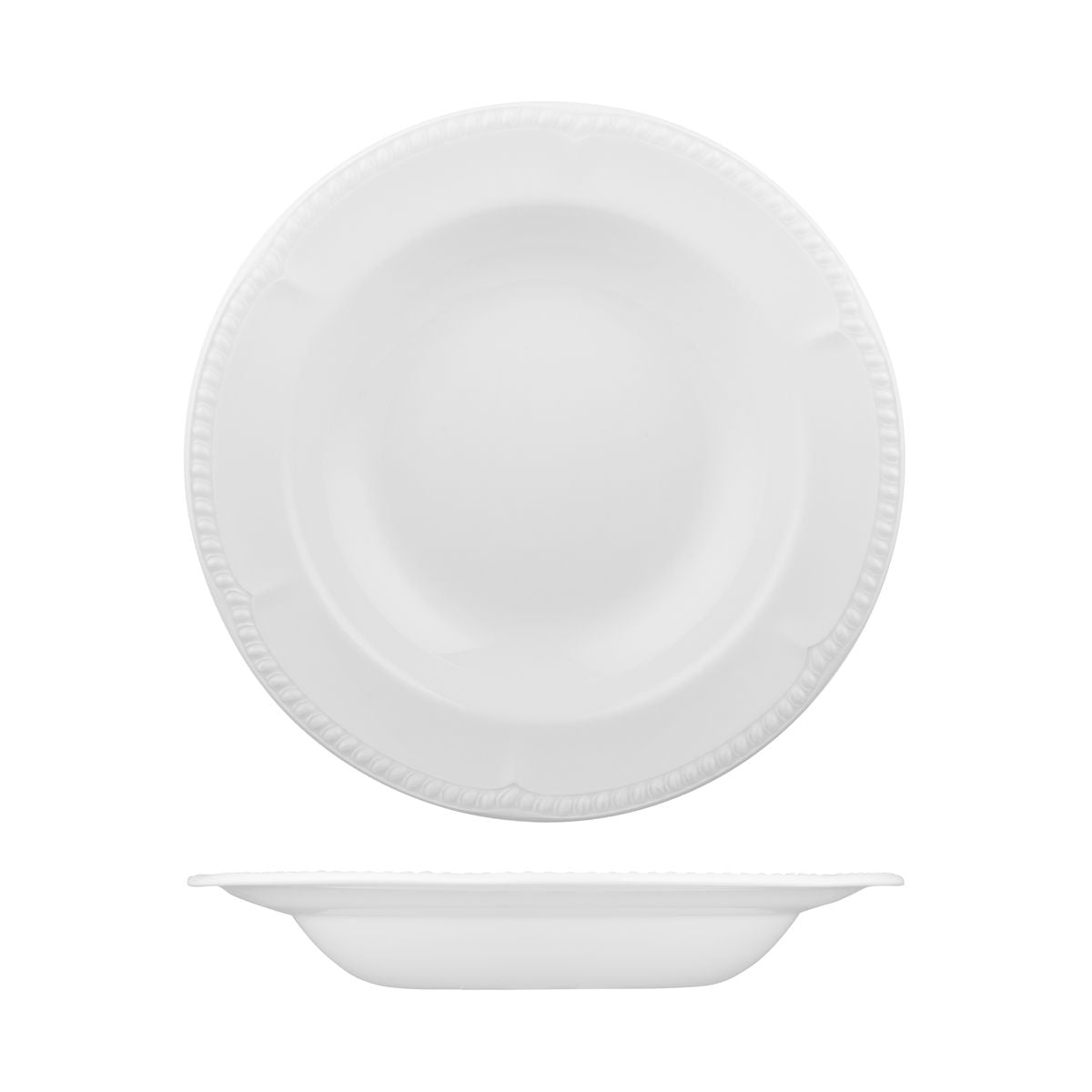 9937228 Churchill Buckingham Pasta Plate / Bowl Wide Rim 280mm / 625ml Leisure Coast Hospitality & Packaging