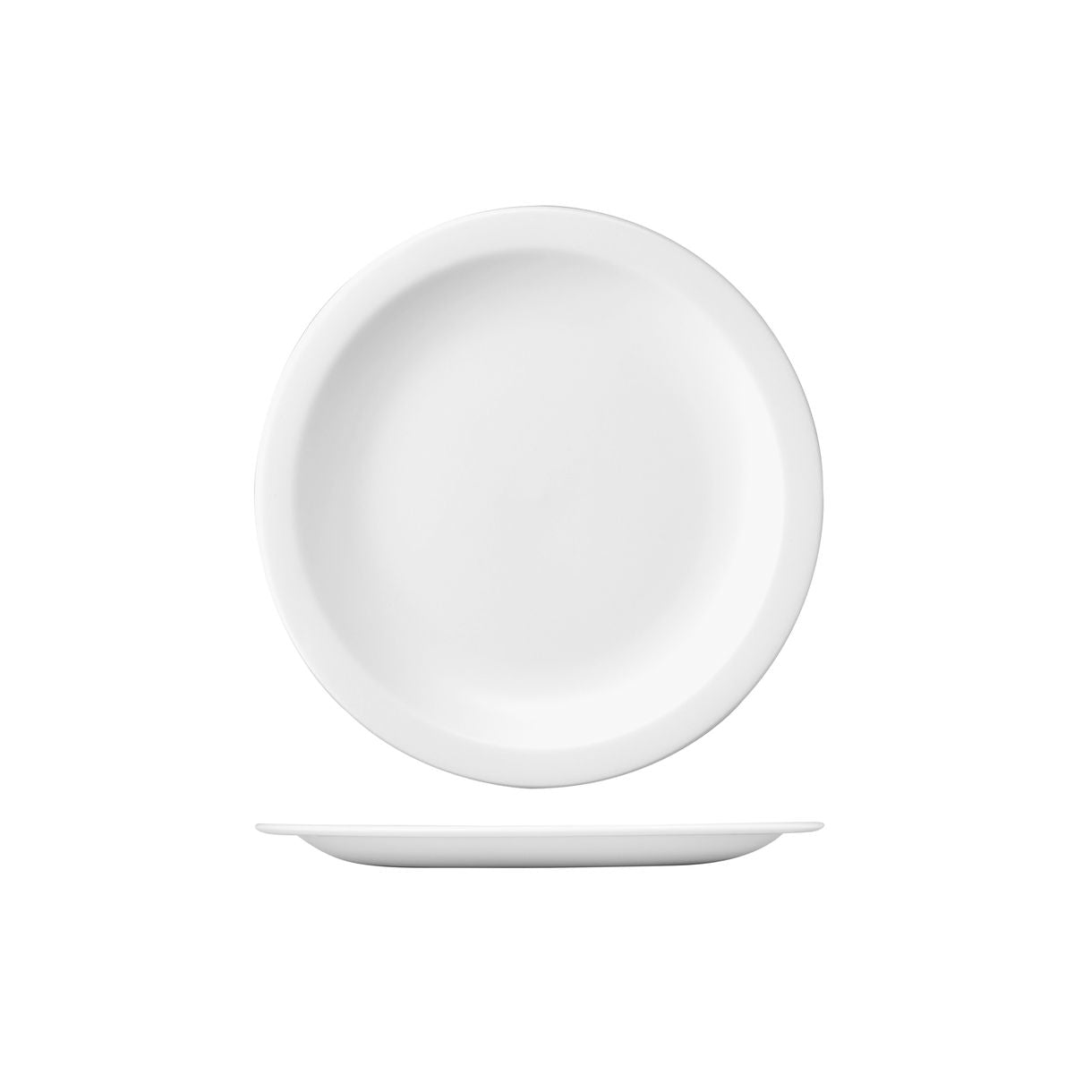 9938123 Churchill Nova Round Plate Narrow Rim 230mm Leisure Coast Hospitality & Packaging