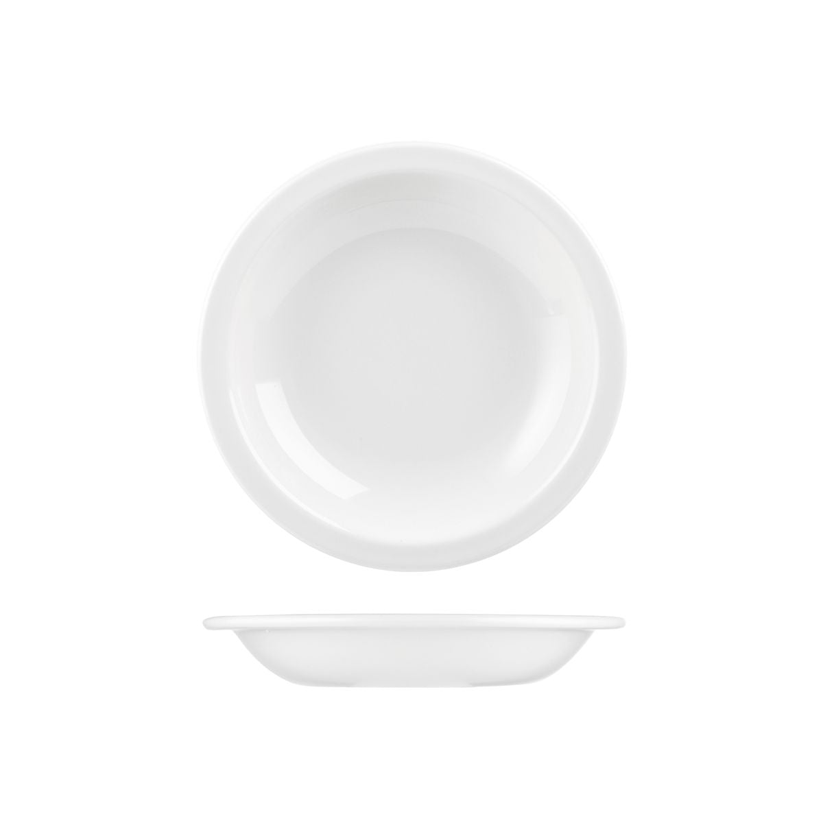 9938321 Churchill Nova Soup Plate Narrow Rim 210mm / 490ml Leisure Coast Hospitality & Packaging