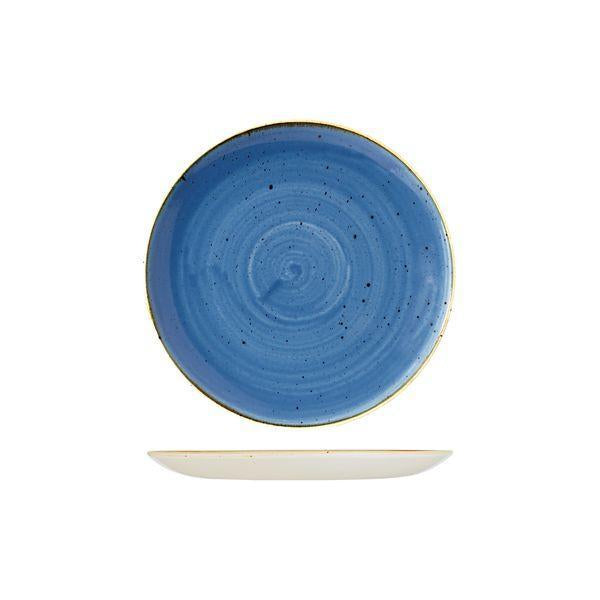 9975122-B Stonecast Cornflower Blue Round Coupe Plate 217mm Leisure Coast Hospitality & Packaging
