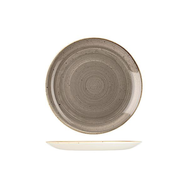 9975122-P Stonecast Peppercorn Grey Round Coupe Plate 217mm Leisure Coast Hospitality & Packaging