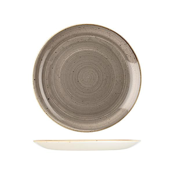 9975126-P Stonecast Peppercorn Grey Round Coupe Plate 260mm Leisure Coast Hospitality & Packaging