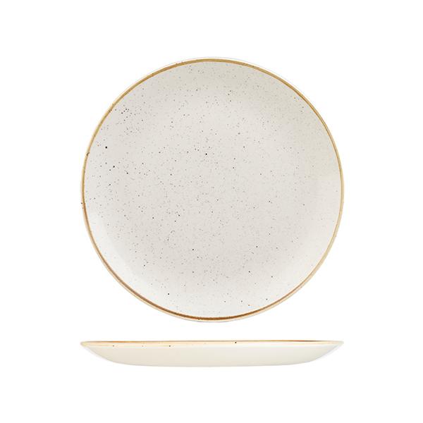 9975126-W Stonecast Barley White Round Coupe Plate 260mm Leisure Coast Hospitality & Packaging