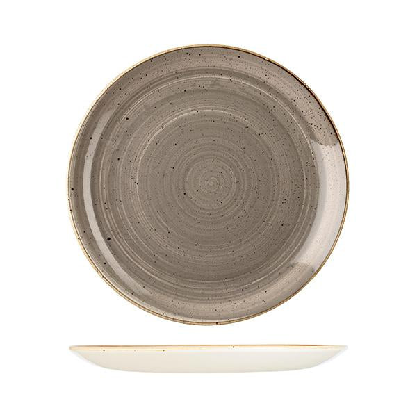 9975129-P Stonecast Peppercorn Grey Round Coupe Plate 288mm Leisure Coast Hospitality & Packaging