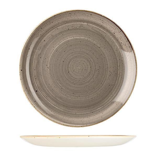 9975131-P Stonecast Peppercorn Grey Round Coupe Plate 324mm Leisure Coast Hospitality & Packaging