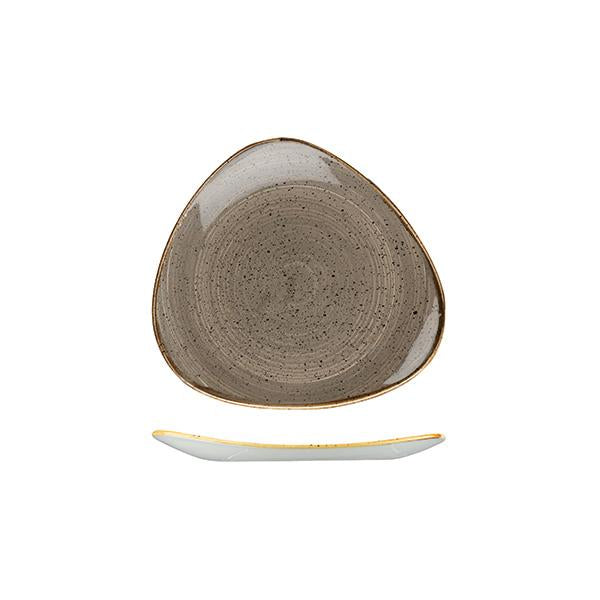 9975319-P Stonecast Peppercorn Grey Triangular Plate 192x192mm Leisure Coast Hospitality & Packaging