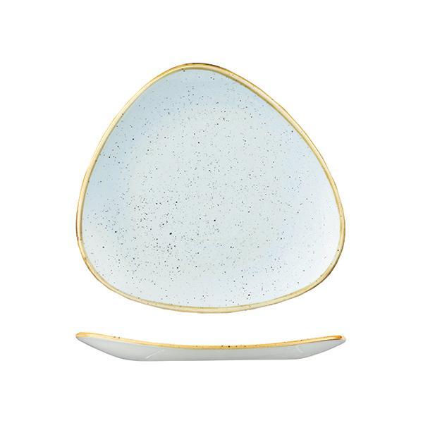 9975326-D Stonecast Duck Egg Triangular Plate 265x265mm Leisure Coast Hospitality & Packaging