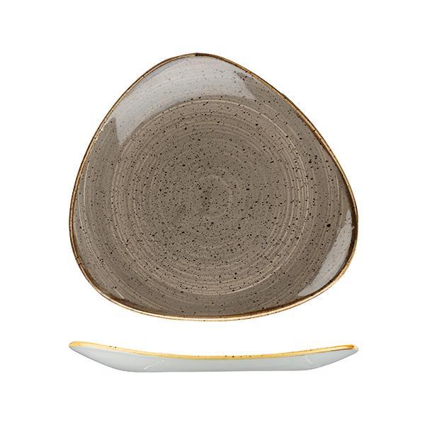 9975330-P Stonecast Peppercorn Grey Triangular Plate 311x311mm Leisure Coast Hospitality & Packaging