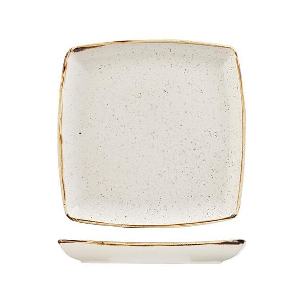 9975510-W Stonecast Barley White Deep Square Plate 268x268mm Leisure Coast Hospitality & Packaging