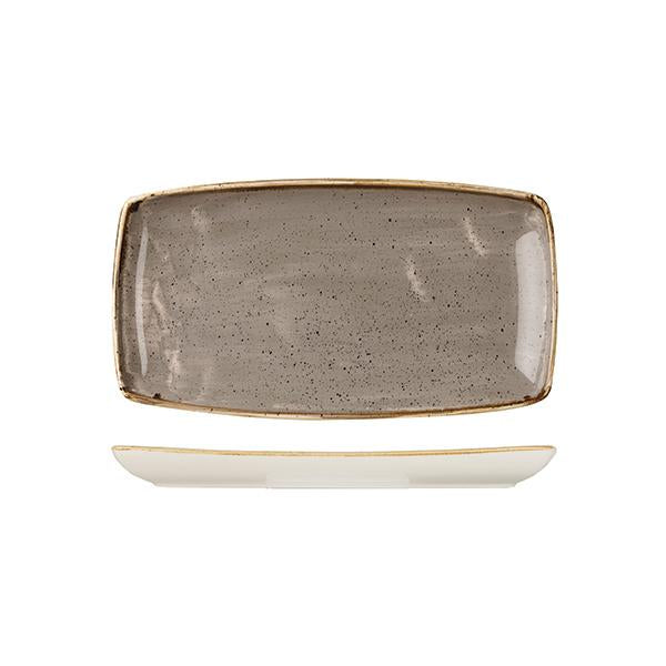 9975529-P Stonecast Peppercorn Grey Oblong Plate 295x150mm Leisure Coast Hospitality & Packaging