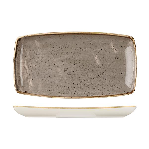 9975535-P Stonecast Peppercorn Grey Oblong Plate 350x185mm Leisure Coast Hospitality & Packaging