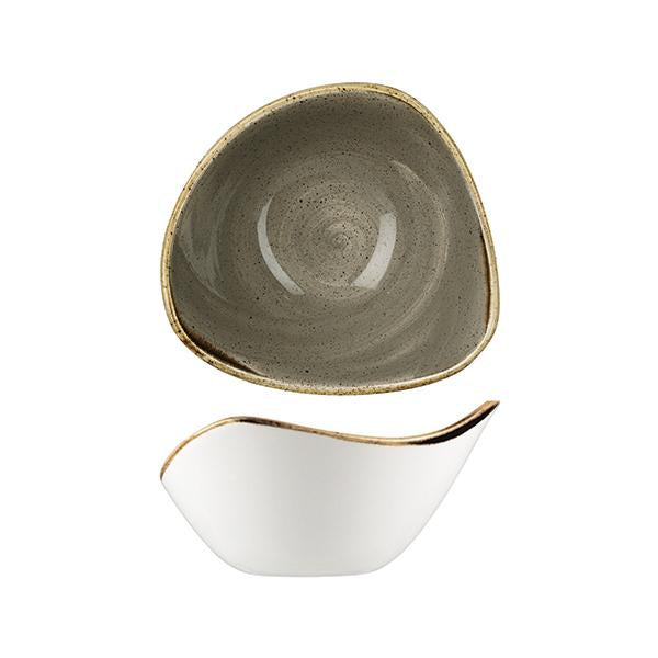9975715-P Stonecast Peppercorn Grey Triangular Bowl 153x153mm / 260ml Leisure Coast Hospitality & Packaging