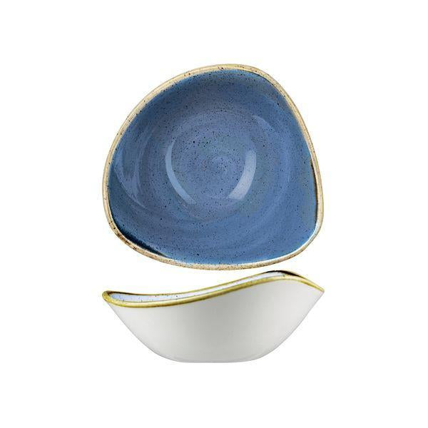 9975718-B Stonecast Cornflower Blue Triangular Bowl 185x185mm / 370ml Leisure Coast Hospitality & Packaging