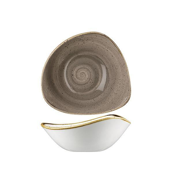9975718-P Stonecast Peppercorn Grey Triangular Bowl 185x185mm / 370ml Leisure Coast Hospitality & Packaging