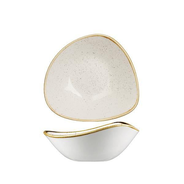 9975718-W Stonecast Barley White Triangular Bowl 185x185mm / 370ml Leisure Coast Hospitality & Packaging