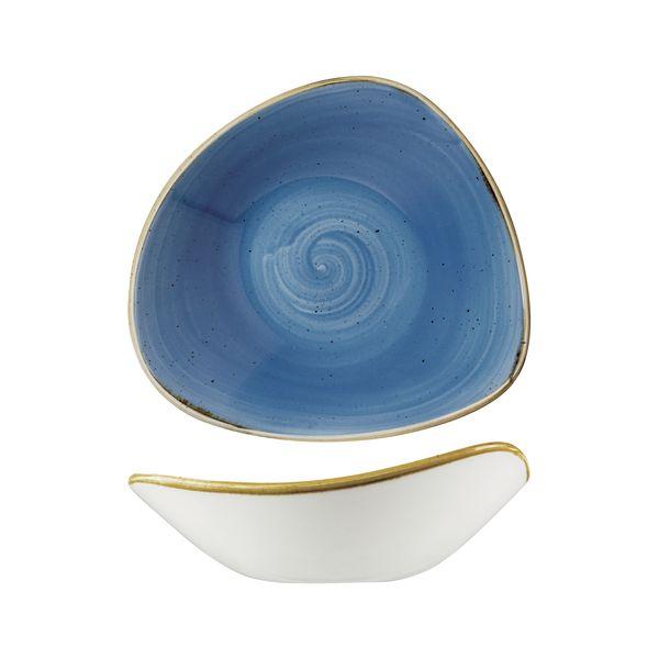 9975723-B Stonecast Cornflower Blue Triangular Bowl 235x235mm / 600ml Leisure Coast Hospitality & Packaging