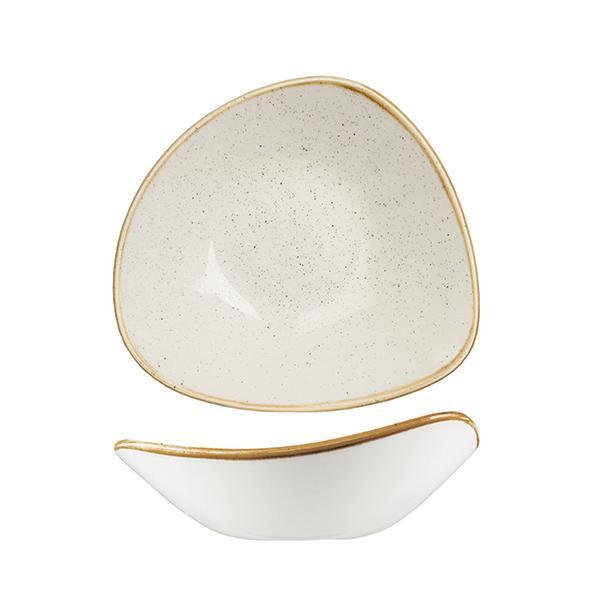 9975723-W Stonecast Barley White Triangular Bowl 235x235mm / 600ml Leisure Coast Hospitality & Packaging
