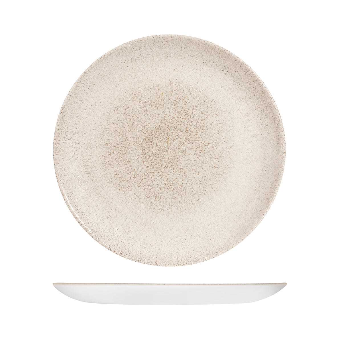 9976129-AG Studio Prints Raku Agate Grey Round Coupe Plate 288mm Leisure Coast Hospitality & Packaging