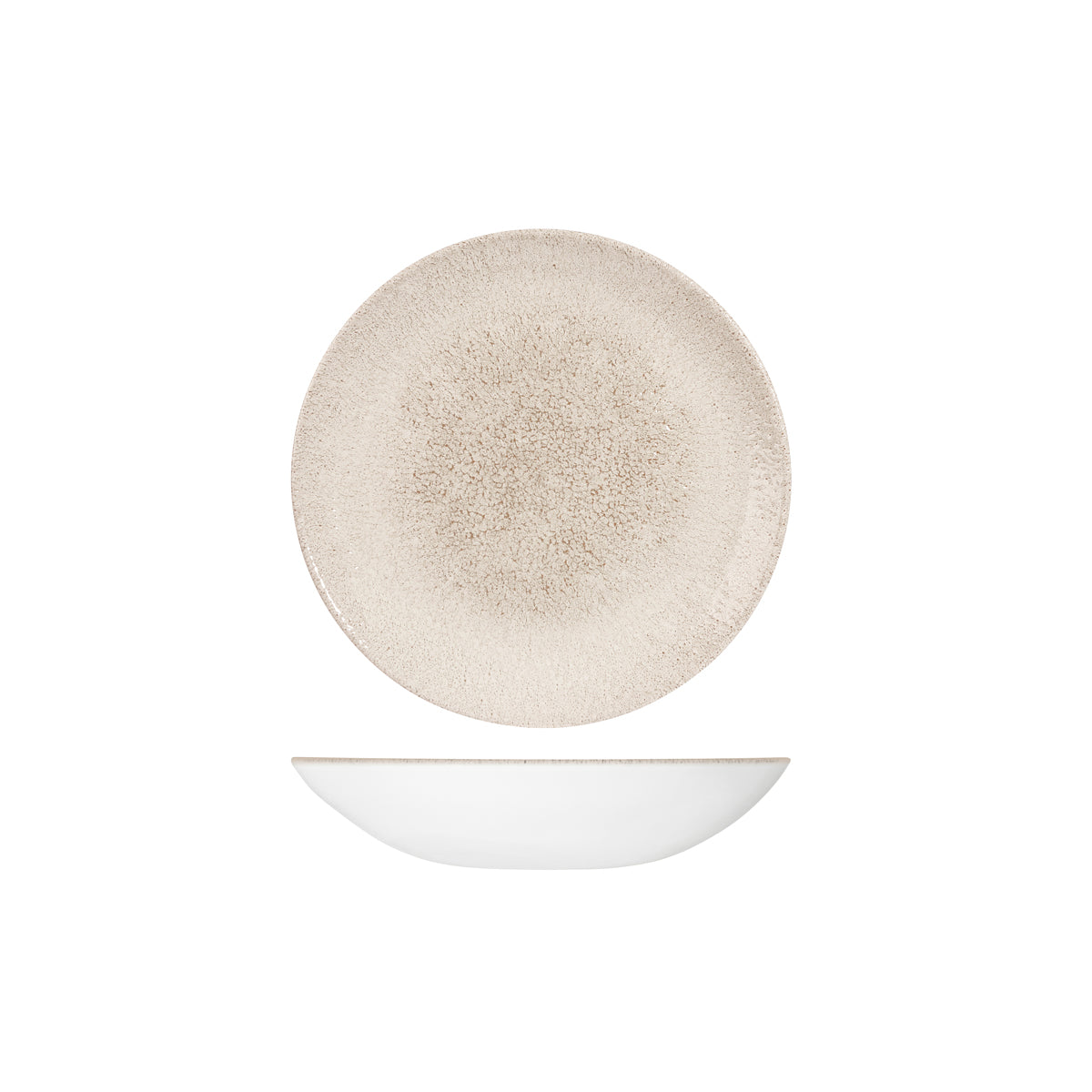 9976618-AG Studio Prints Raku Agate Grey Round Coupe Bowl 182mm / 426ml Leisure Coast Hospitality & Packaging