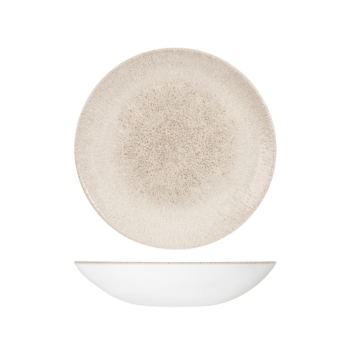 9976625-AG Studio Prints Raku Agate Grey Round Coupe Bowl 248mm / 1136ml Leisure Coast Hospitality & Packaging