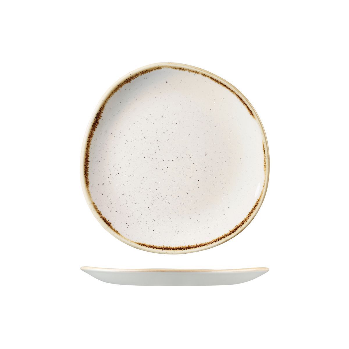 9979121-W Stonecast Barley White Round Organic Plate 210mm Leisure Coast Hospitality & Packaging