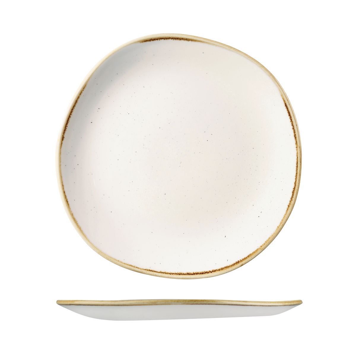 9979126-W Stonecast Barley White Round Organic Plate 264mm Leisure Coast Hospitality & Packaging