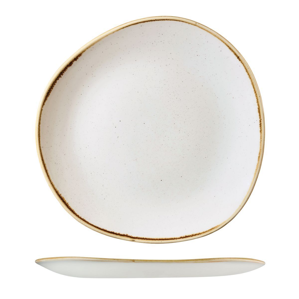 9979128-W Stonecast Barley White Round Organic Plate 286mm Leisure Coast Hospitality & Packaging