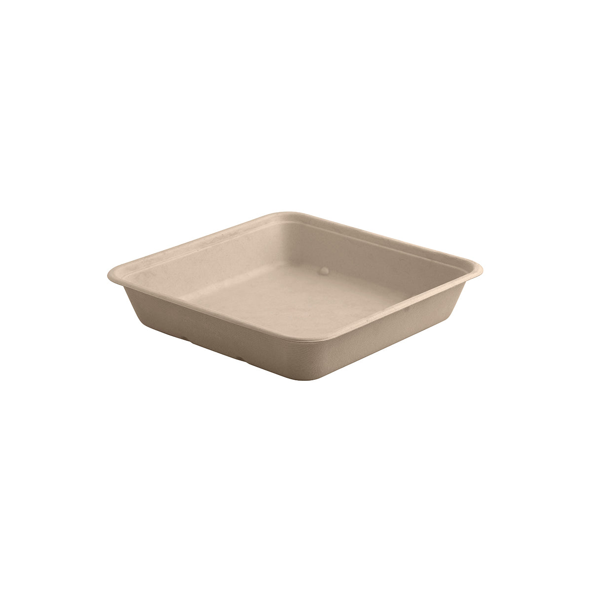 B-LB-0C-N-LARGE Natural BioCane Takeaway Base 230x230x45mm / 1750ml Leisure Coast Hospitality & Packaging Supplies