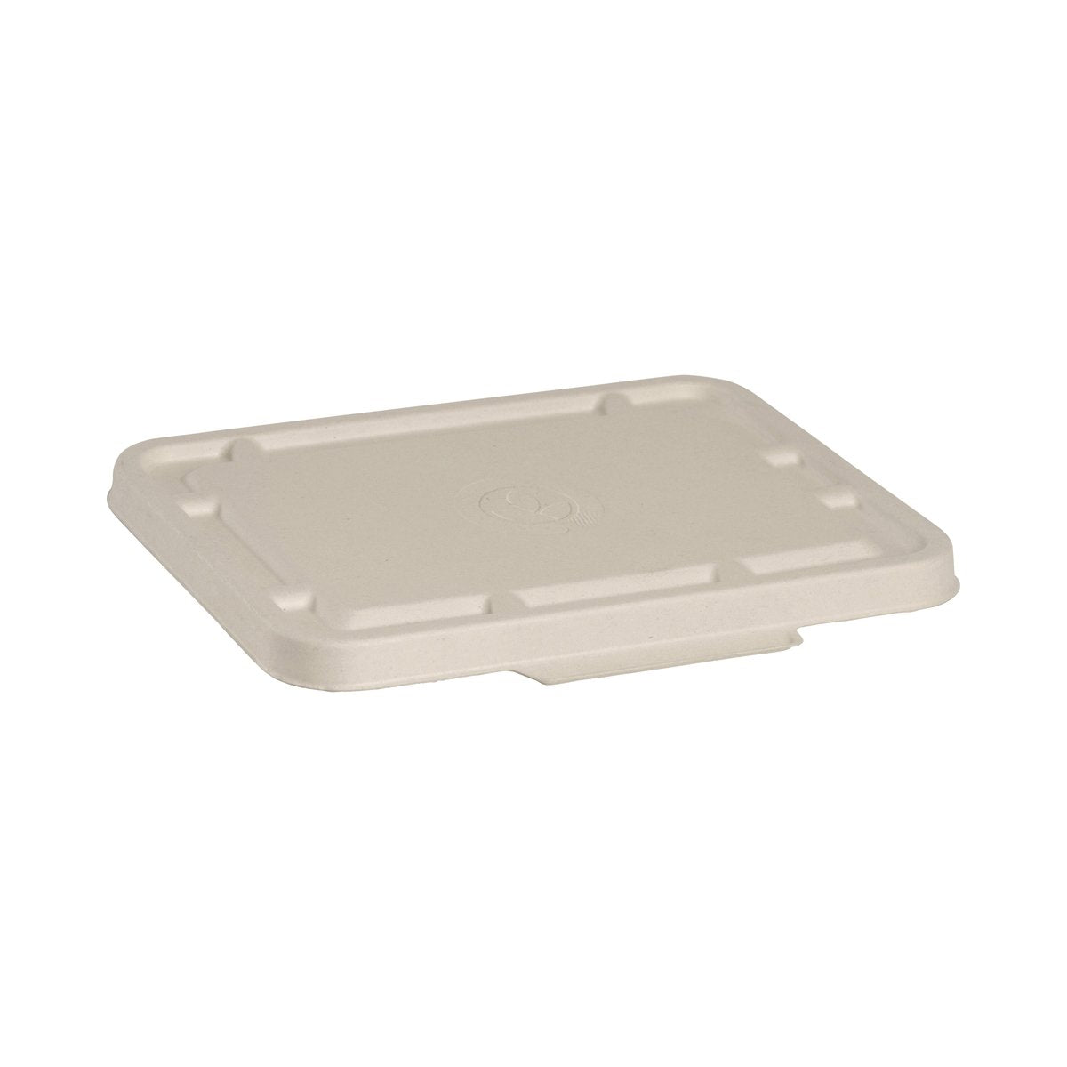 B-LBL-2/3C-N BioCane Compartment Containers & Lids Natural BioCane Lid 240x180mm Leisure Coast Hospitality & Packaging Supplies