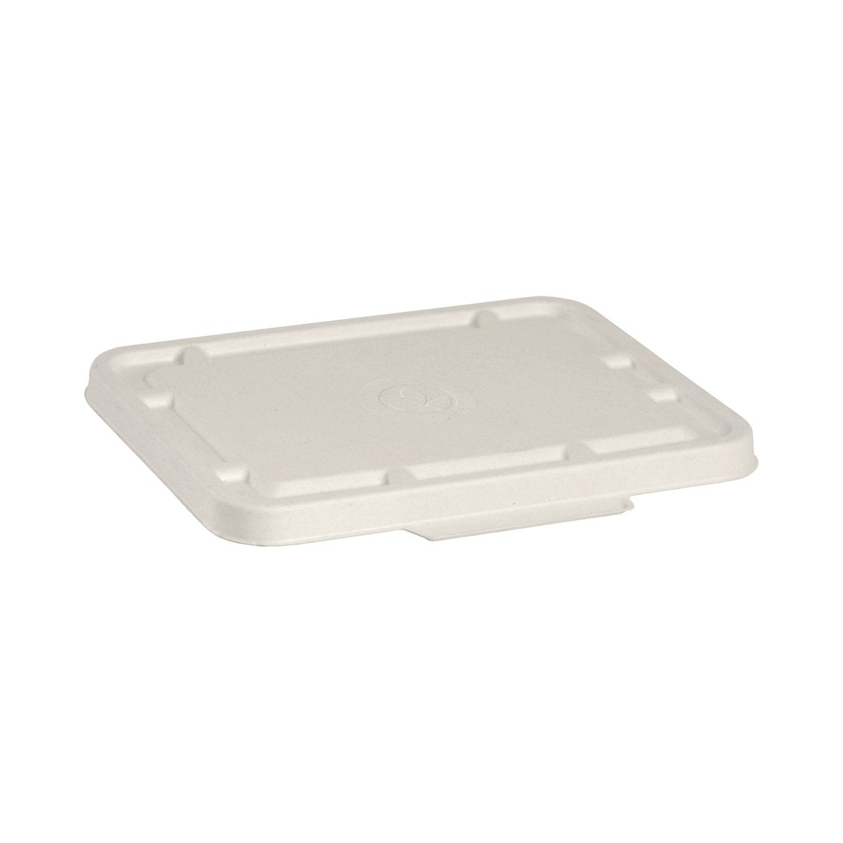 B-LBL-2/3C-W BioCane Compartment Containers & Lids White BioCane Lid 240x180mm Leisure Coast Hospitality & Packaging Supplies