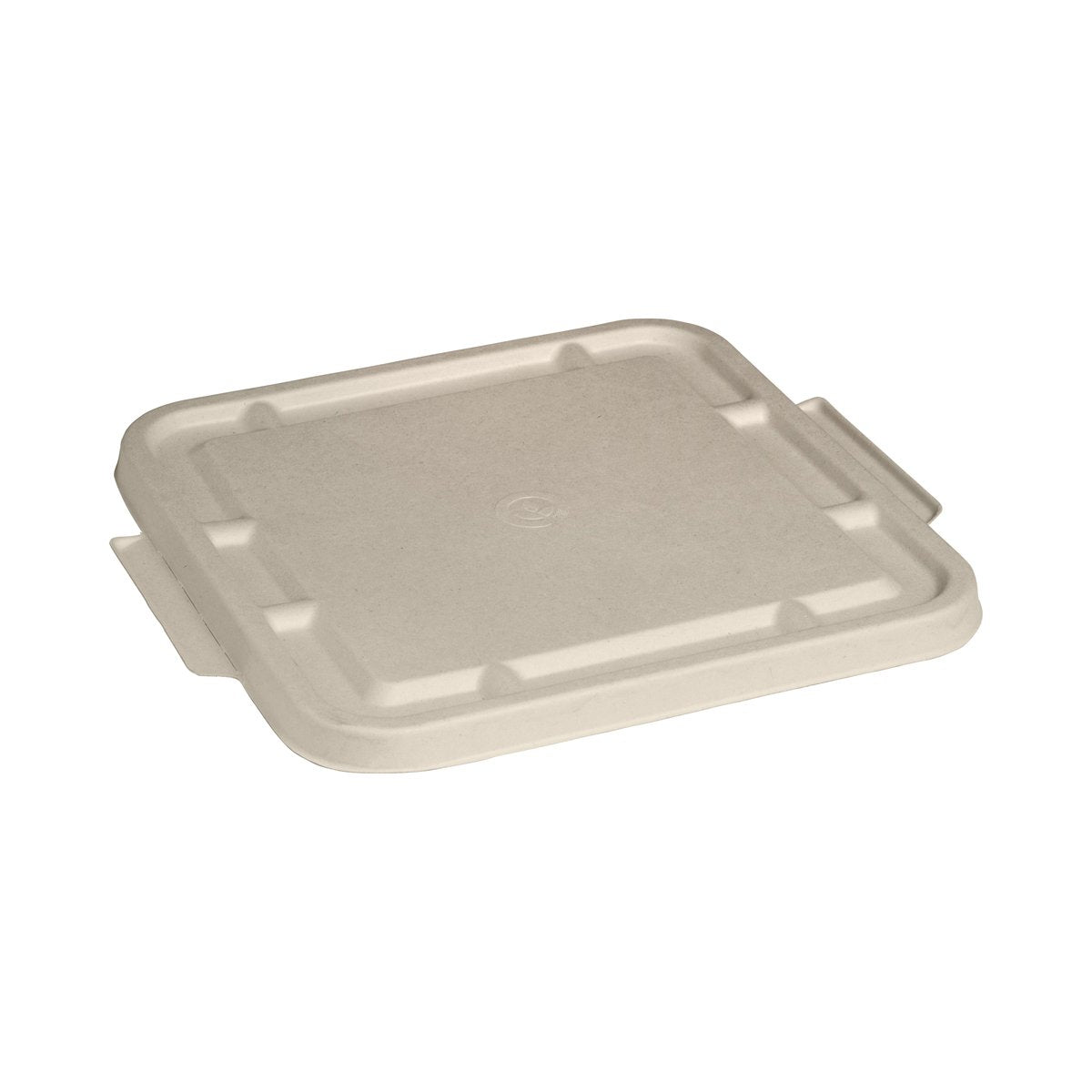 B-LBL-3C-N-LARGE BioCane Compartment Containers & Lids Natural BioCane Large Lid 232x232mm Leisure Coast Hospitality & Packaging Supplies