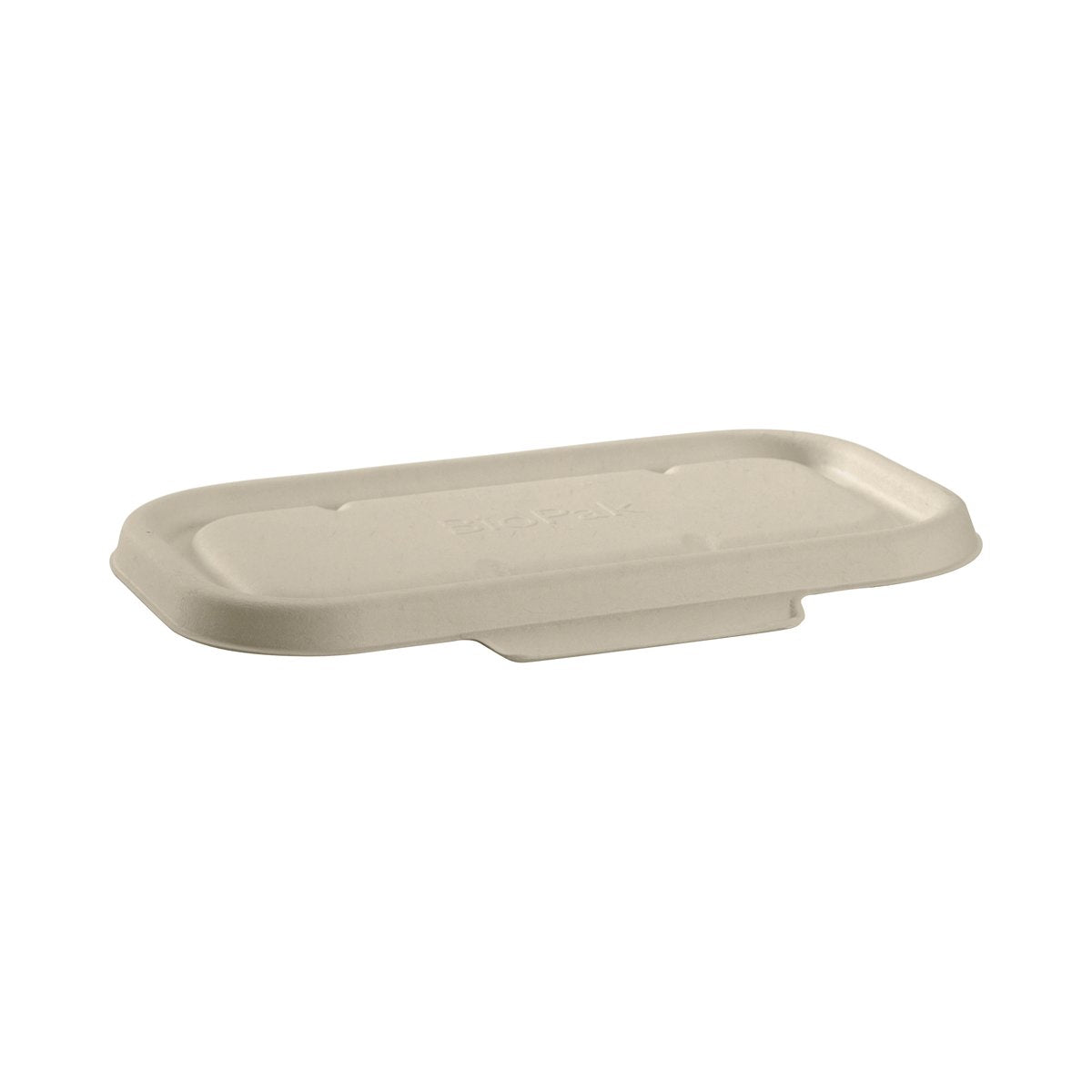B-LBL-N BioCane Takeaway Containers & Lids Natural BioCane Lid Leisure Coast Hospitality & Packaging Supplies