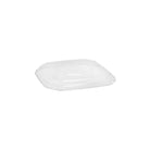 B-SLBL-OCTA-RPET(D) BioCane Octa Square Takeaway Containers & Lid PET Dome Lid Clear 183x183x21mm Leisure Coast Hospitality & Packaging Supplies